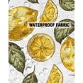thumbnail image 5 of Pack of 2 Outdoor Pillow Covers, Summer Vintage Doodle Lemon Pattern Waterproof Square Throw Pillowcase Cushion Decorative Pillow Covers for Couch Patio Tent, 20x12 in, 5 of 6