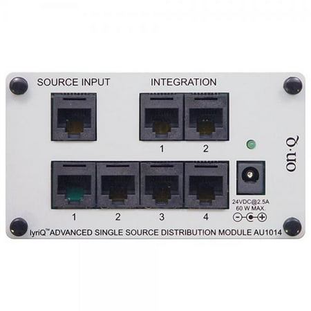 Single Source Distribution Module - Legrand - On-Q AU1014 lyriQ Advanced Single Source Distribution Module (Bracket included)