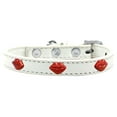thumbnail image 4 of Dog, Puppy  Pet Widget Fashion Collar, "Red Glitter Lips", 4 of 9