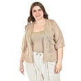 thumbnail image 1 of Ensamble tipo kimono con blusa básica Roman Fashion / Tallas Extras, 1892 (Cafe) cafe 36, 1 of 6
