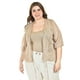 thumbnail image 1 of Ensamble tipo kimono con blusa básica Roman Fashion / Tallas Extras, 1892 (Cafe) cafe 40, 1 of 6