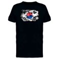 thumbnail image 1 of South Korea Smoky Flag T-Shirt Men -Image by Shutterstock, Male 3X-Large, 1 of 2