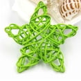thumbnail image 5 of Billuyoard 5 uds cinco estrellas 6CM mimbre trenzado vid Navidad cumpleaños hogar boda fiesta decoraciones DIY adornos Navidad Año Nuevo Kits de decoración para fiestas verde, 5 of 5