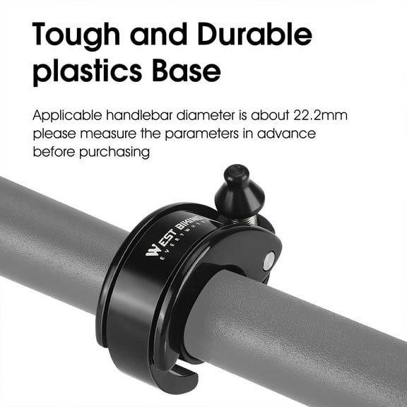 Bike Bell,Bike Bell Sound Handlebar Bell Safety Bell Alloy Bike Crisp Sound Handlebar Buzhi Siuke