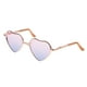thumbnail image 1 of Marco de Corazón Gafas de de Moda para 1/6 Muñeca 12 Pulgada , Marco De Oro Rosa Azul Lente Baoblaze Gafas de sol de muñeca, 1 of 7