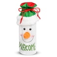 thumbnail image 3 of Cateissary Funda decorativa para botellas de vino de Feliz Navidad, soporte para champán de Navidad, bolsa, arte artesanal, de cena, decoración Kits de decoración para fiestas No.03, 3 of 6
