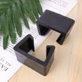 thumbnail image 4 of FRCOLOR 4pcs 5.25cm Sturdy Chair Clip Creative Sofa Clip Durable Rattan Made Furniture Clip Chair Fastener Home Accessory for Home Shop Office (Black), 4 of 4