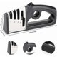 thumbnail image 3 of 4 in 1 Kitchen Sharpener Knife Sharpener and Scissors, Professional Knife Sharpener, Knife Sharpener with Non-Slip Eraser for Stainless Steel and Cera, 3 of 5