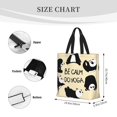 thumbnail image 4 of Xecao Panda Doing Yoga for Tote Bag: spacious with inner pockets, ideal for work, shopping, or travel., 4 of 9