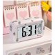 thumbnail image 2 of Alarm Clock With Nightlight, Small Easy Read Large Digital Number. Battery Operated Alarm Clock Kids And Adults Desk With Cute Stickers .white, 2 of 4