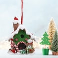 thumbnail image 6 of Entireivity 2pcs Christmas Candy House Lighted Gingerbread House Tabletop Decor Christmas Gift, 6 of 8