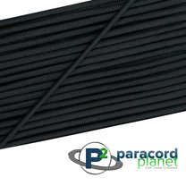 PARACORD PLANET | All Types of Black Parachute Cord – 650 Coreless, 10 FT Hank