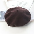 thumbnail image 2 of YooGuoGuo Solid Color French Beret Hats for Women Casual Wool Beanie Painter Hats Fall Winter Fashion Slouchy Artist Caps, 2 of 3