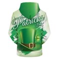 thumbnail image 3 of Pompotops Hommes Mode Casual Col Rond Sweat-Shirt St. Patrick'S Day Pull à Manches Longues Imprimé 3D en Vente, 3 of 5