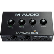 M-Audio M-Track Duo USB Audio Interface, Includes Dual XLR, Line and DI Inputs with Software Suite