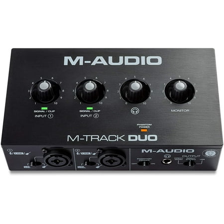 UPC: 0694318024997 | M-Audio M-Track Duo USB Audio Interface  Includes Dual XLR  Line and DI Inputs with Software Suite