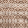 thumbnail image 1 of oneOone Polyester Spandex Brown Fabric Asian Kilim Sewing Material Print Fabric By The Yard 56 Inch Wide, 1 of 5