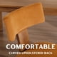 thumbnail image 4 of Juego de 4 Sillas de Comedor RIVOVA Tapizadas en Terciopelo con Patas de Madera, 4 of 7