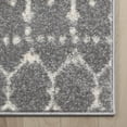 thumbnail image 6 of Well Woven Colette Moroccan Trellis Grey 2' x 7'3" Runner Rug, 6 of 8