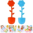 thumbnail image 2 of 2pcs Flower Tea Infuser Silicone Loose Leaf Tea Strainer Tea Brewing Gadget, 2 of 7