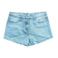 thumbnail image 3 of Jxximdong Shorts for Women Fashion Summer Women's Casual Denim Shorts Frayed Hem Ripped Jeans Hot Shorts Blue S Pants, 3 of 4