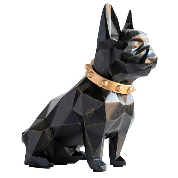 Kearding Caja de dinero para cachorros Superficie prismática geométrica Dibujos animados Cachorro Ahorro de dinero Olla Resistente a la corrosión Artesanía Numero 5 Kearding HA027002-05