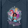 thumbnail image 3 of Disney Princess - Winter Magic - Women's Lightweight French Terry Long Sleeve Shirt, 3 of 5