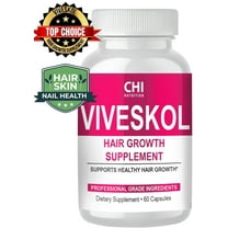 Chi Nutrition VIVESKOL Hair Growth Supplement, 27 Hair Skin Nails Vitamins & Biotin, 60 Capsules