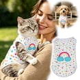 thumbnail image 4 of Sleeveless Dog T-Shirt for Small Dogs Cute Breathable Pet Shirt for Chihuahua Cats Yorkies and Small Breed Dogs(White,L), 4 of 7