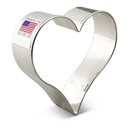 Ann Clark Cookie Cutters Heart Cookie Cutter, 3.25"