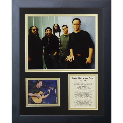 Dave Matthews Band Collectible | Framed Photo Collage Wall Art Decor - 12"x15