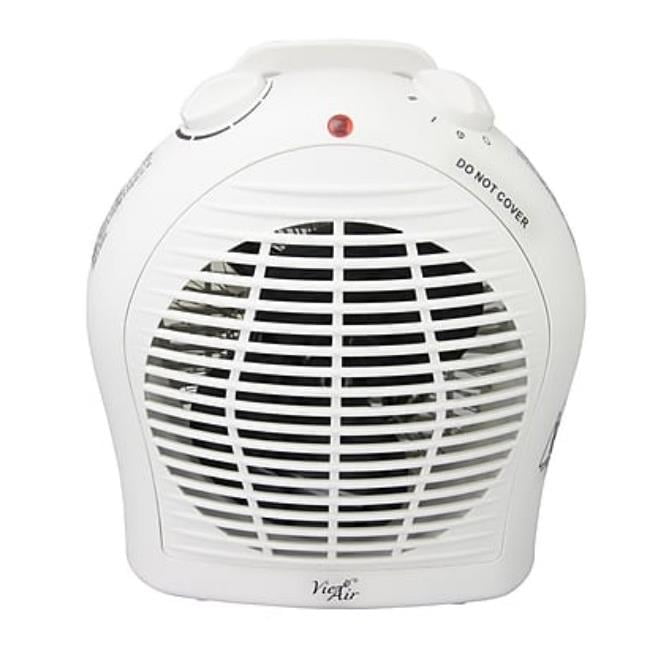 Portable 2 Setting Fan Heater White