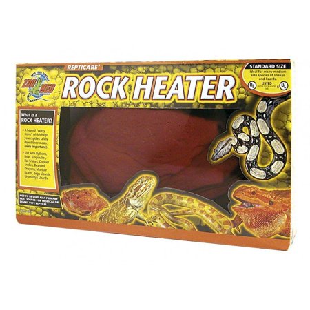 Zoo Med ReptiCare Rock Heater Regular - 9" Long x 6" Wide (10-30 Gallons) Pack of 2