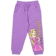 thumbnail image 2 of Disney Princess Rapunzel Toddler Girls Fleece 2 Pack Fashion Pants Gray / Purple 2T, 2 of 5