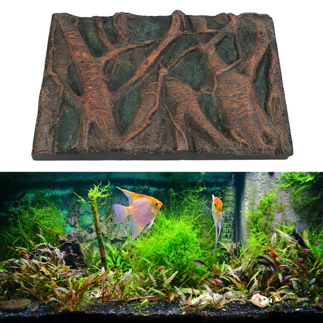 Fond de Reptile 3D Aspect Roche Réaliste, Matériau en Mousse Sûr, Facile à Couper, Finition Soignée pour Aquarium Mur