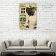 thumbnail image 3 of German Shepherd Dog Poster Funny Bathroom Wall Art Paintings Pictures Canvas Prints Modern Farmhouse Decor Framed 12×18 in, 3 of 5