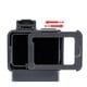 thumbnail image 2 of Cámara Jaula de cámara Irfora Estuche Vlog para cámara de acción Carcasa Carcasa Vlogging Marco de la jaula con zapata fría para GoPro Hero 7 6 5 Negro para micrófono externo y adaptador de micrófo Irfora Jaula de cámara, 2 of 7