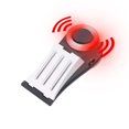 thumbnail image 5 of Alarma de seguridad con tope de puerta de cuña de 120 dB, sirena de alarma inalámbrica extremadamente ruidosa audible hasta 1,500 pies, almohadilla antideslizante, alarma compacta ideal para, 5 of 5