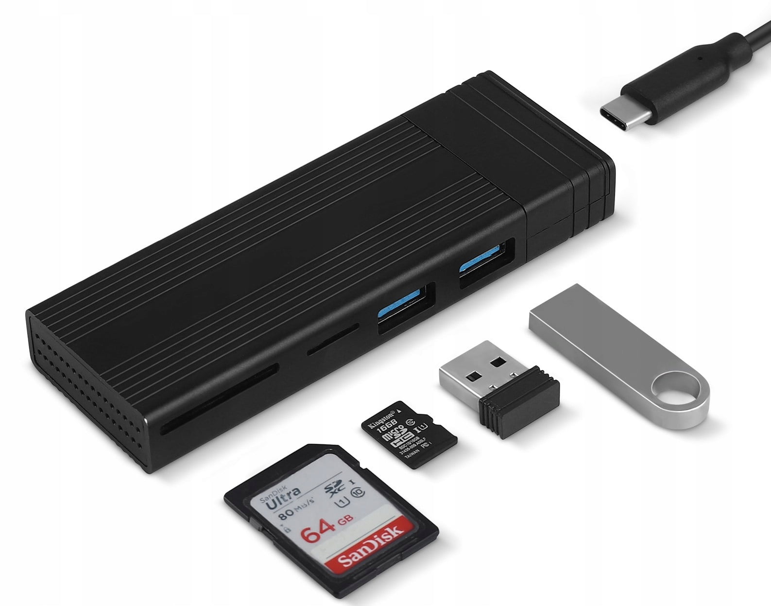 M2 SSD Enclosure External SATA NVME SSD with Dual USB3.2 Protocol
