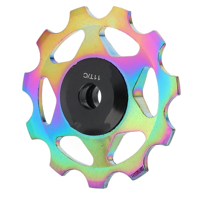 Ccdes Bicycle Rear Derailleur Roller, CNC Machining Bike Wheel Roller Pulley Sturdy 11T For Road Bike