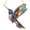 B, variant on Suncatchers for Windows Hanging Stained Glass Hummingbird Ornament