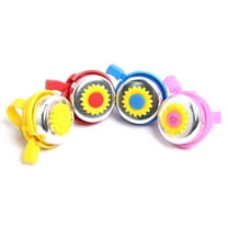 PBPBOX Yellow Sunflower Bike Bell for Cycling Handlebar Ring Lightweight and Easy to Install