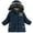 Navy, variant on Kids Puffer Coat Boys Winter Coats with Pocket Zip up Hooded Coat Warm and Windproof Outwear Windbreaker Ski Jacket for Teen Boys 4 Years