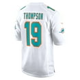 thumbnail image 3 of Men's Nike Skylar Thompson White Miami Dolphins Game Player Jersey, 3 of 3