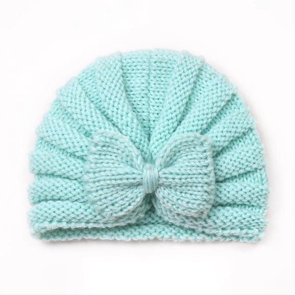 Baby Turban Big Hair Bow Baby Hat Baby Girl Soft Beanie Cap Newborn Infant Toddler Kid Headwrap