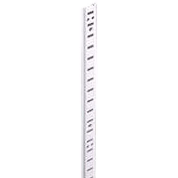 Knape & Vogt Steel Heavy Duty Shelf Pilaster - Adjustable, Zinc-Plated - 24 In, 1 Pack, 20 Ct