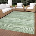 thumbnail image 3 of Addison Rugs Chantille Indoor/Outdoor Transitional Stripes Aloe Machine Washable Rectangle Rug, 10' x 14', 3 of 8