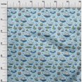 thumbnail image 3 of oneOone Viscose Chiffon Light Blue Fabric Beach Fabric For Sewing Printed Craft Fabric By The Yard 42 Inch Wide, 3 of 4