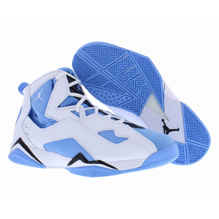 Jordan True Flight, Basketball Shoes Flat, White & University Blue