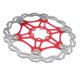 thumbnail image 4 of Rotor de bicicleta de Rotor de freno de disco flotante de 180mm para bicicleta de carretera bicicleta de montaña rojo kusrkot Rotor de freno de disco de bicicleta, 4 of 8